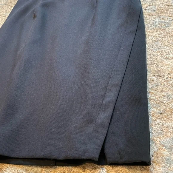 Talbots Black & White Polka Dot Dress Sz 12P - Picture 13 of 14